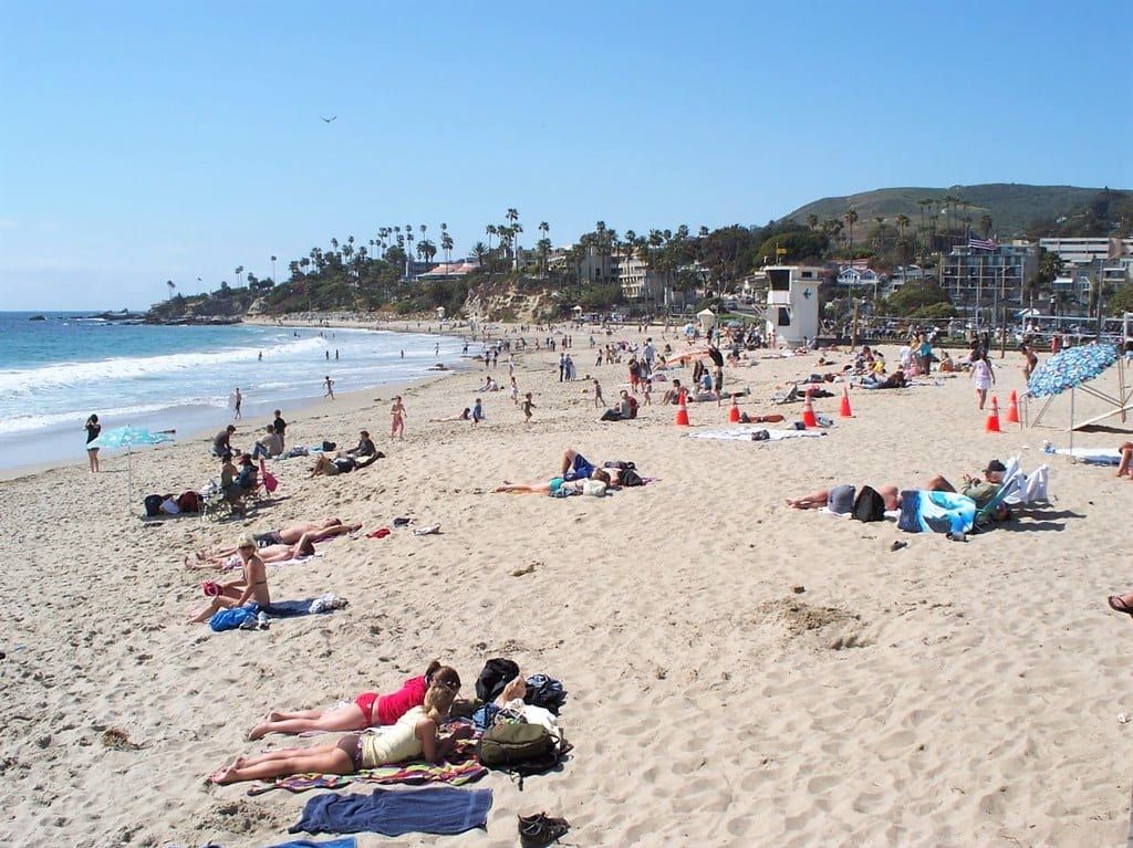 262 Looking West On Main Beach, Laguna Beach