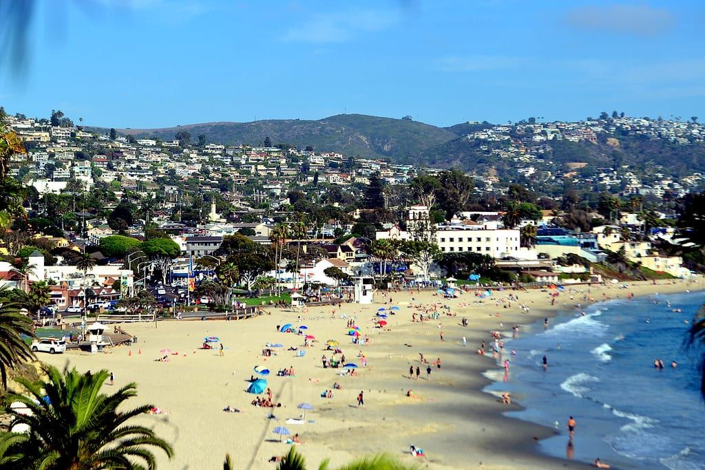 Laguna Beach on the Friday of Labor Day weekend