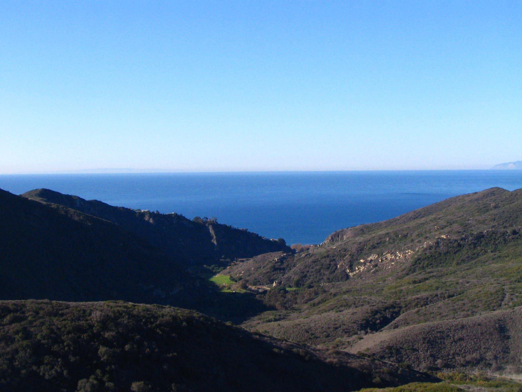 Mouth of Aliso and Wood Canyons with the Pacific beyond