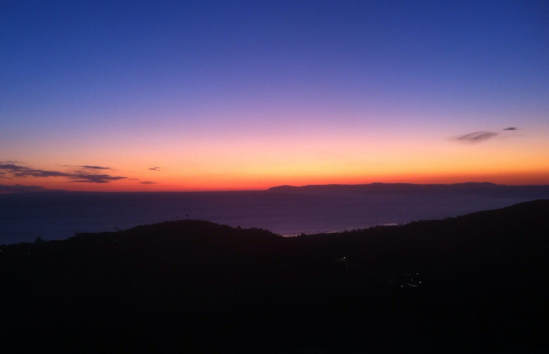 Sunset from Alta Laguna Park
