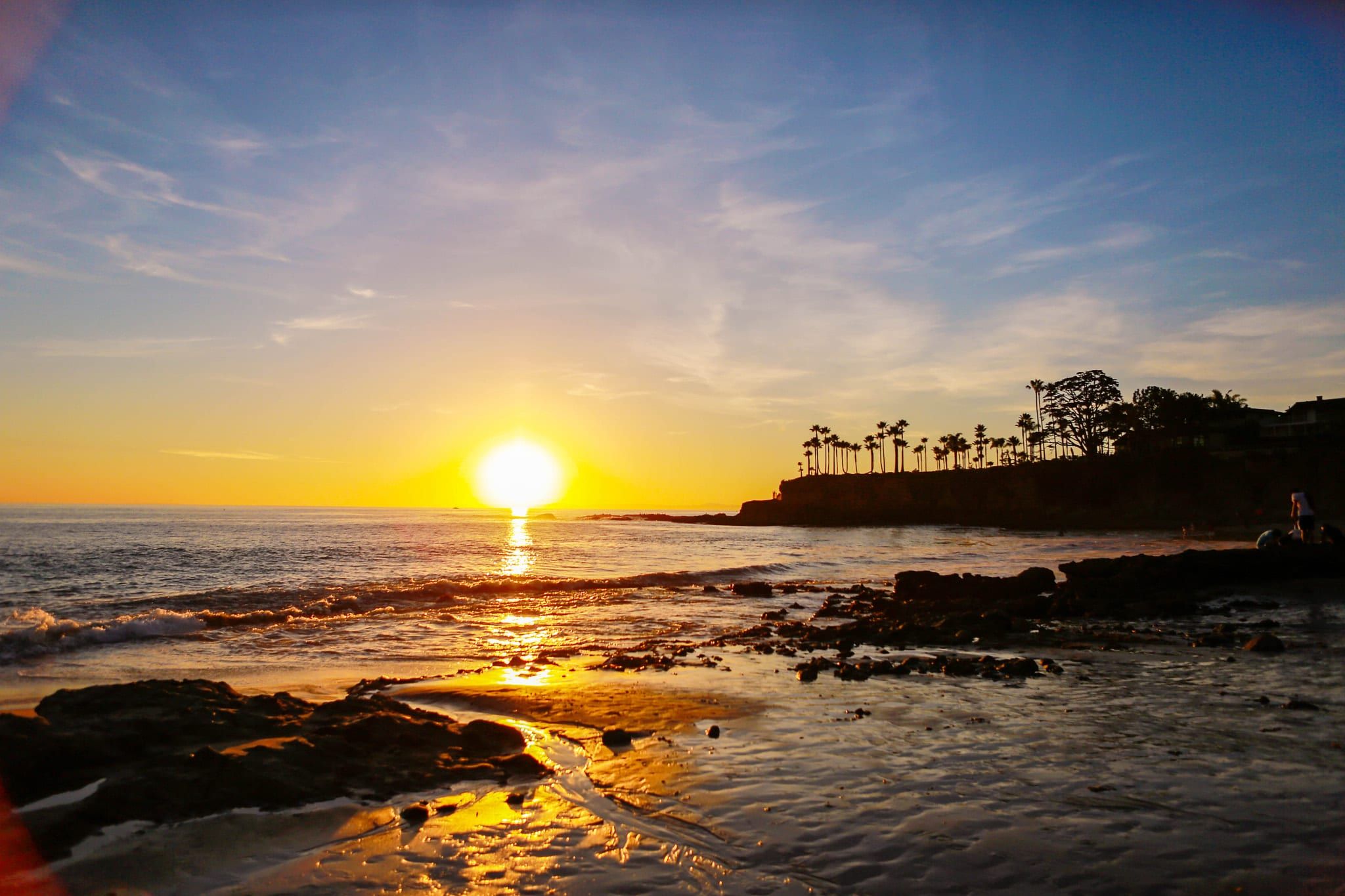 Sunset At Shaw S Cove