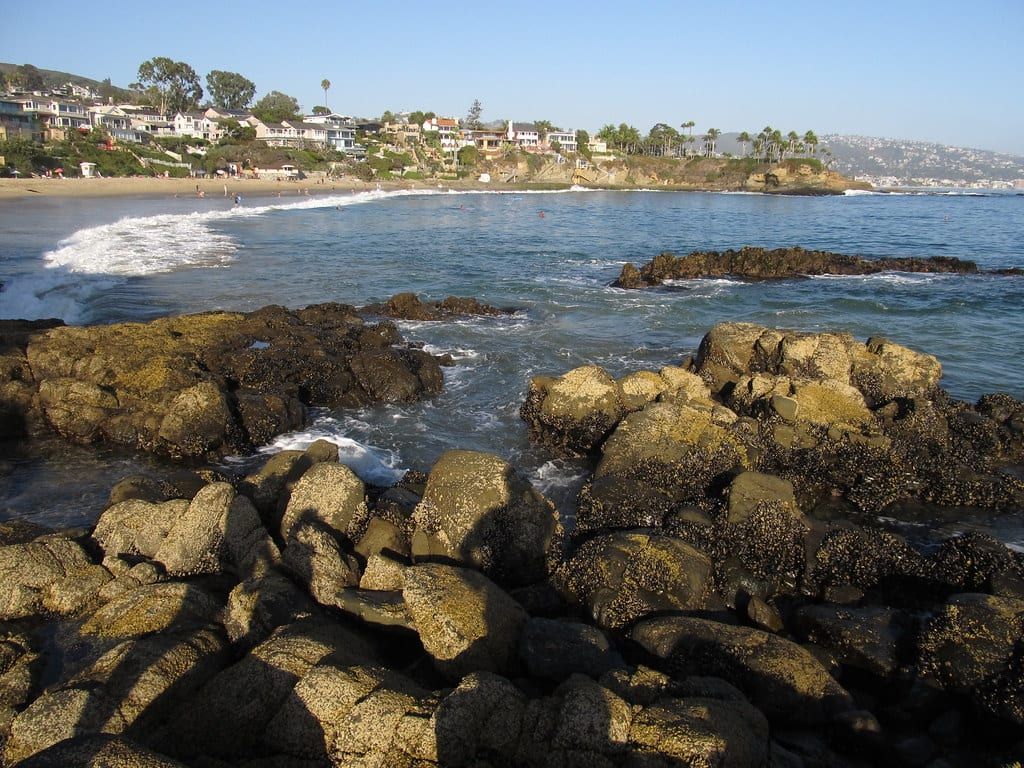 Tidepools at Low Tide, Crescent Bay, Laguna Beach, California